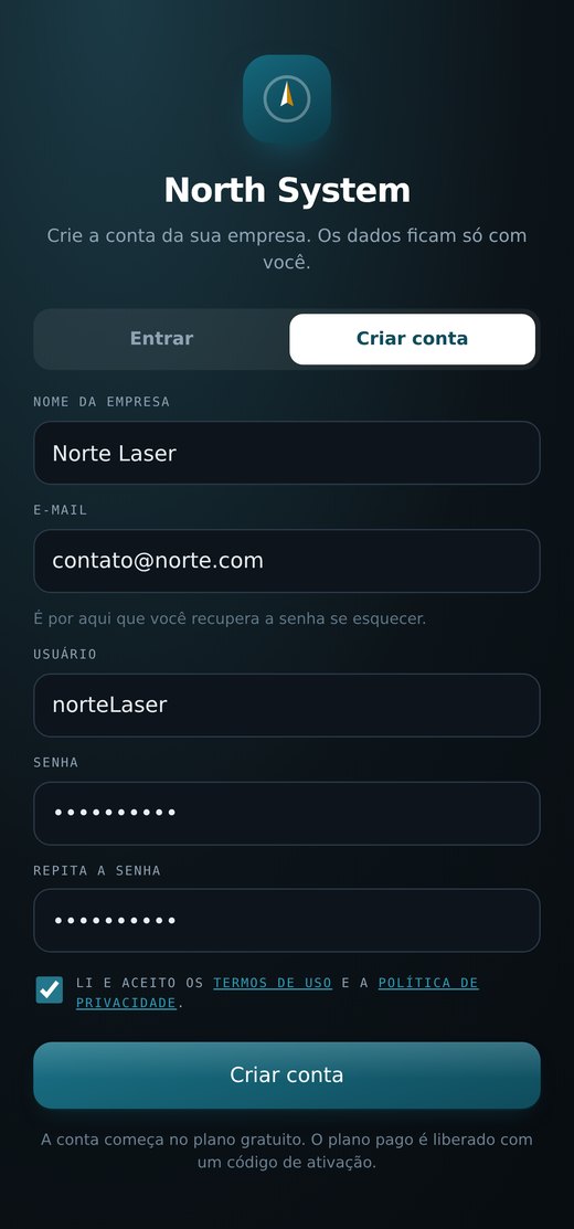 Tela: Criar sua conta
