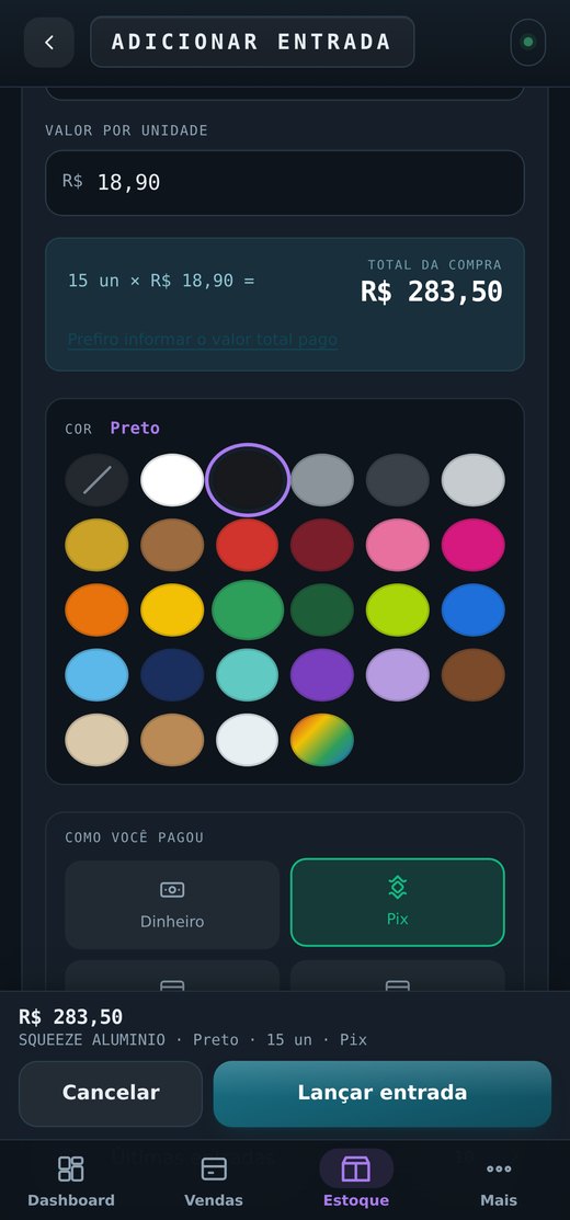 Tela: Trabalhar com cores