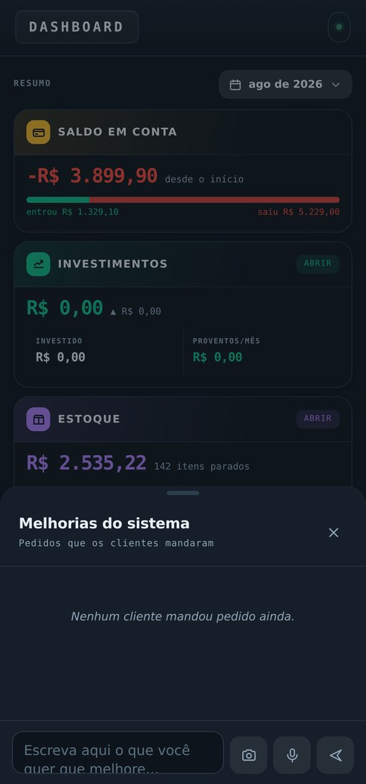 Tela: Pedir melhorias